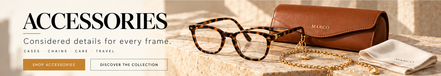 Accessories — Marco Glasses collection campaign