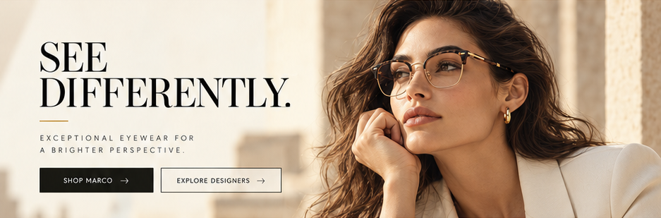 See differently. — Marco Glasses collection campaign